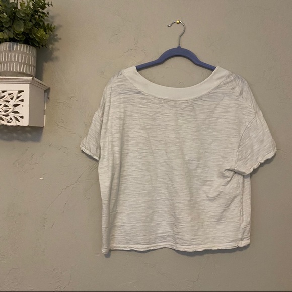 Anthropologie white button tee - Picture 2 of 3